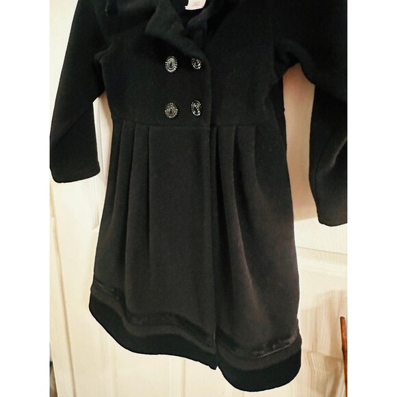 Girl’s Good Lad Black Dress Coat Size 6/6x - Picture 2 of 4